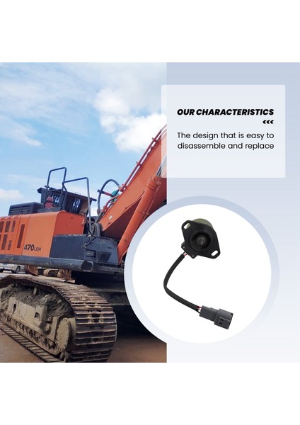 Eğim Açısı Sensörü 4716888 4444902 9101533 Hitachi Ekskavatör Parçaları Için EX120-2 EX120-3 EX200-2 EX200-3 ZX470-5G (Yurt Dışından) modelleri