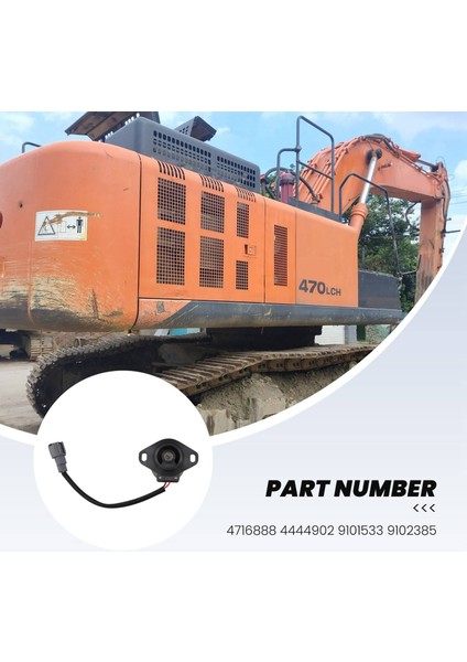 Eğim Açısı Sensörü 4716888 4444902 9101533 Hitachi Ekskavatör Parçaları Için EX120-2 EX120-3 EX200-2 EX200-3 ZX470-5G (Yurt Dışından) indirimleri
