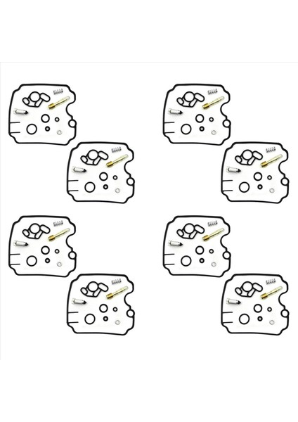 Yamaha Için 8x TDM850 FZR1000 TRX850 Tdm 850 Fzr 1000 Motosiklet Karbüratör Onarım Kiti Yüzen Iğne Karışımı Vidası Seti (Yurt Dışından)