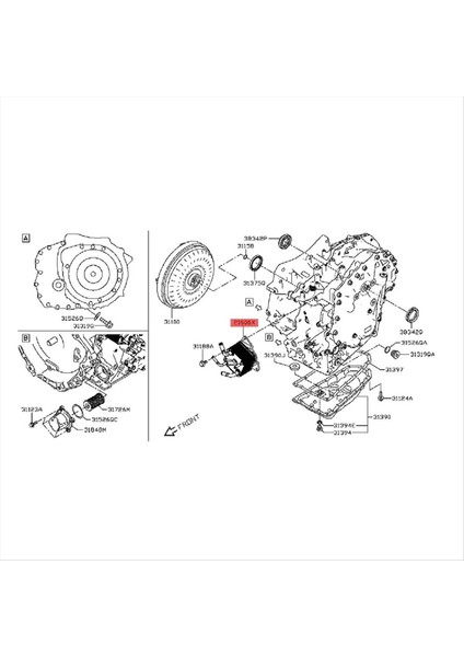 Motor Cvt Şanzıman Yağı Soğutucu 21606-3JX1C Nissan Versa 2012-2019 21606-3JX2C 21606-X420C 216063JX0B (Yurt Dışından) fırsatları