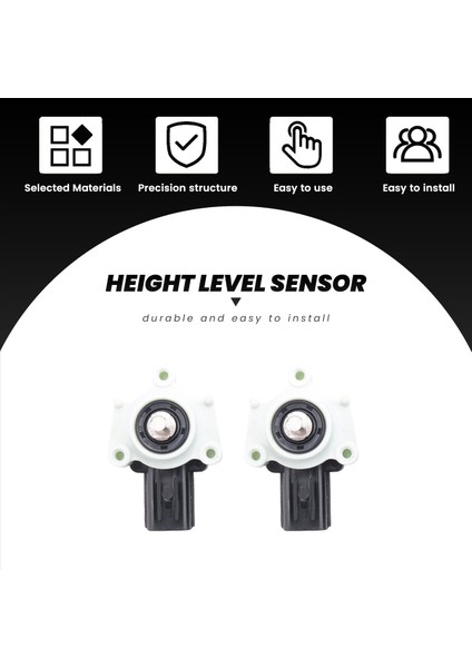 8651A064 8651A065 8651A047 Mitsubishi Pajero Montero Için Ön Arka Lik Seviye Sensörü 4 Iv 2007-2016 (Yurt Dışından) modelleri