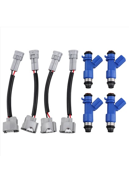 4pcs 16450-RWC-A01 Yeni Yakıt Enjektörü Nozul Acura Rdx Rsx Tsx Integra Için 410CC Honda Civic (Yurt Dışından)