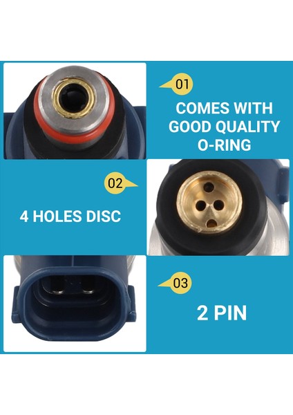 23250-75040 Toyota Tacoma Için Yeni Yakıt Enjektör Nozul 2 4l 1995-2000 (Yurt Dışından) fırsatları