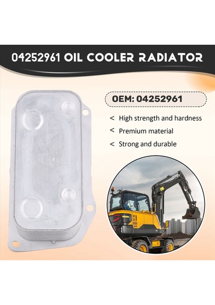 04252961 Volvo Excavator EC210C Için Yağ Soğutucu Radyatörü EC210B Deutz BF6M2012 Motor Parçaları (Yurt Dışından) fırsatları