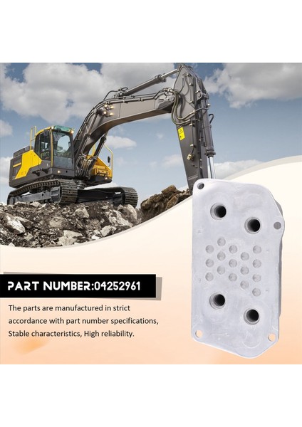 04252961 Volvo Excavator EC210C Için Yağ Soğutucu Radyatörü EC210B Deutz BF6M2012 Motor Parçaları (Yurt Dışından) indirimleri
