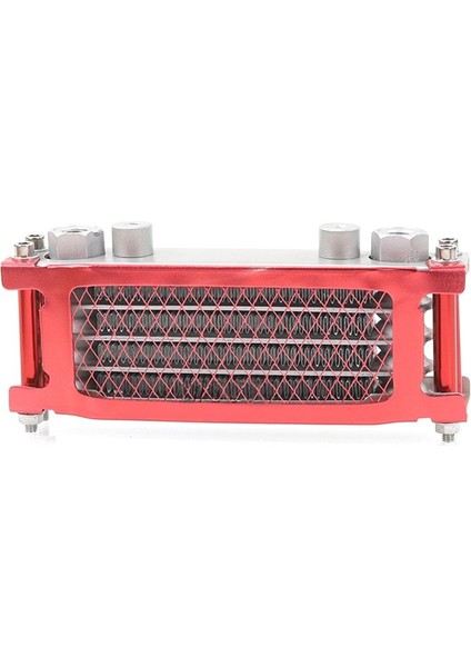 M10 Arayüz Radyatör Yağı Soğutucu Alüminyum Soğutma Sistemi 50-160CC Motosiklet Kir Pit Maymun Bisiklet Kırmızı (Yurt Dışından)