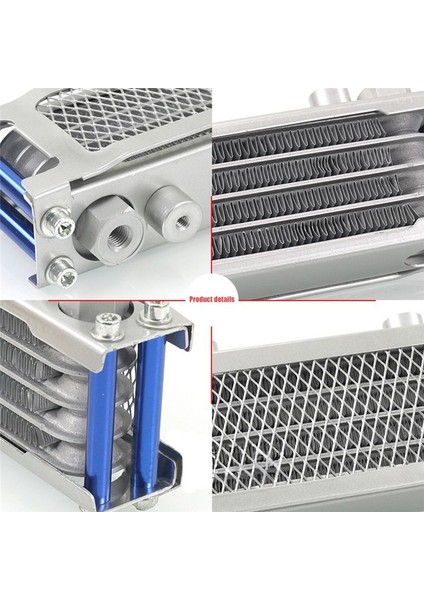 M10 Arayüz Radyatör Yağı Soğutucu Alüminyum Soğutma Sistemi 50-160CC Motosiklet Kir Pit Maymun Bisiklet Kırmızı (Yurt Dışından) fırsatları