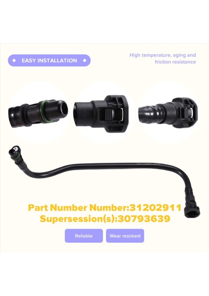 31202911 Volvo Için Otomatik Şanzıman Yağı Soğutucu Hortum Yağ Hattı C30 C70 S40 V50 2007 - 2012 Araç Aksesuarları (Yurt Dışından) indirimleri