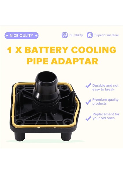 Tesla Model 3 M3 2017-2021 Otomobil Ana Pil Soğutma Borusu Adaptörü 1090365-00-E (Yurt Dışından) fırsatları