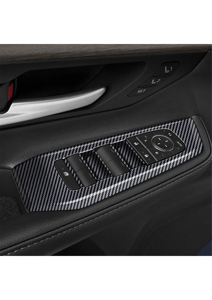 Toyota Grand Highlander 2024 Lhd Için Araba Cam Anahtarı Kaldırma Paneli Kapı Kol Dayama Paneli Karbon Fiber Döşeme (Yurt Dışından) fiyatları