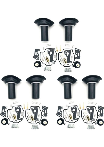 Yamaha Virago Için 6x Karbüratör Onarım Kiti XV535 1990-2001 Xv 535 Piston Diyaframı (Yurt Dışından)