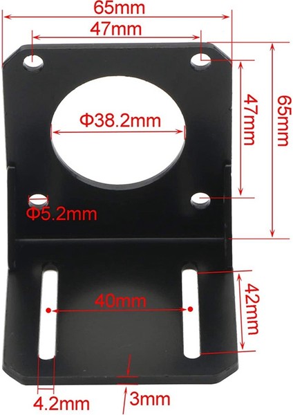 8pcs 57 Nema Için Step Motor 23 Sabit Koltuk Nema 23 Step Motor Çelik Montaj Braketi Montaj Vidaları (Yurt Dışından) indirimleri