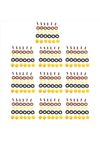 60X Yakıt Enjektör Onarım Kiti For-Bmw E30 325I M60 V8 Pintle Valf Enjeksiyonu 0280150415 0280150778 136414666396 (Yurt Dışından)