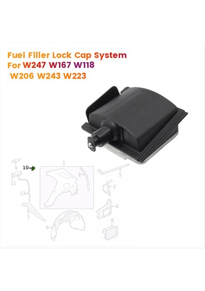 Merkezi Kapı Kilidi Motor Yakıt Dolgu Kapağı Sistemi A0008206112 Mercedes Benz W247 W167 W118 W206 W243 W223 A0008202205 (Yurt Dışından) indirimleri