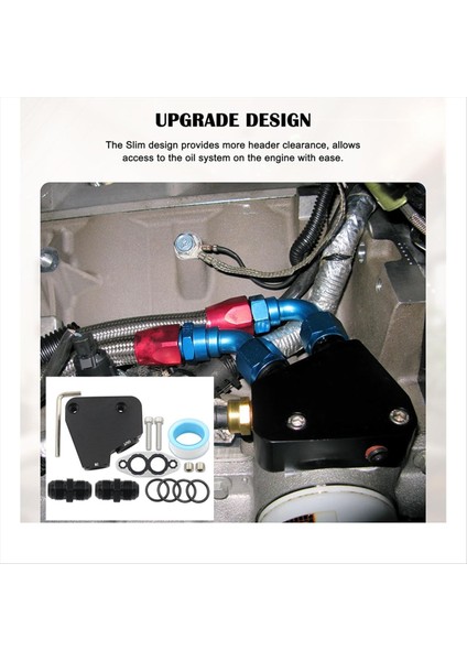 Gm Ls Ls1 Ls2 Ls3 Ls6 Ls7 Ls9 2005-2019 Corvettes C5 C6 C7 Alüminyum Adaptör Bloğu Için Motor Yağı Soğutucu Adaptör Kiti (Yurt Dışından) fiyatları