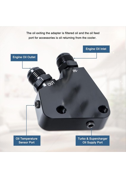 Gm Ls Ls1 Ls2 Ls3 Ls6 Ls7 Ls9 2005-2019 Corvettes C5 C6 C7 Alüminyum Adaptör Bloğu Için Motor Yağı Soğutucu Adaptör Kiti (Yurt Dışından) modelleri