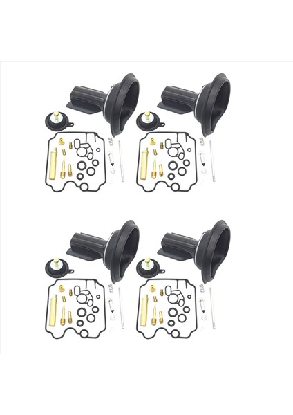 Motosiklet Karbüratör Onarım Kiti Karbüratör Yamaha Için Yeniden Oluşturma Kiti XTZ750 Süper Tenere 1989-1997 4 Set (Yurt Dışından)