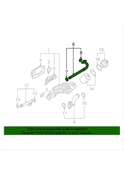3pcs Motor Soğutucu Su Borusu Yağ Soğutucu Borusu Vauxhall Astra H/j/a/b/c 55353329 55353327 55353330 (Yurt Dışından)
