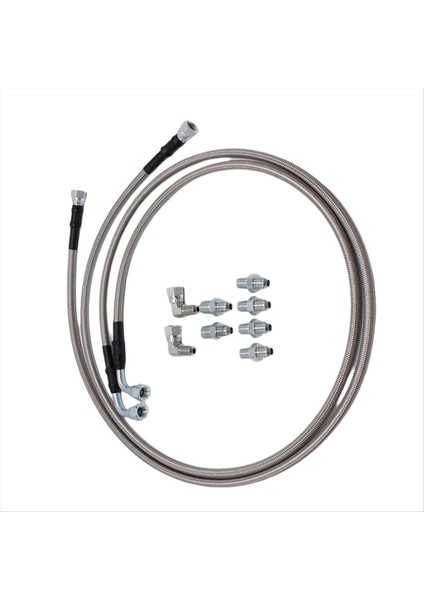 2pcs 52IN Uzunluğunda Yağ Borusu Ss Şanzıman Soğutucu Hortum Hatları Kiti TH350 700R4 TH400 Chevy Ford Gm Gmc Buick Cadillac (Yurt Dışından) fiyatları