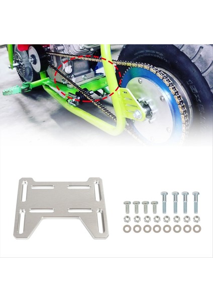 Motor Motor Montaj Ayarlanabilir Adaptör Plakası Mini Bike Go Kart 79CC 97CC 100CC Küçük 4 Strok Motor Için (Yurt Dışından) fırsatları