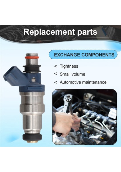 4pcs 23250-75040 Toyota Tacoma Için Yeni Yakıt Enjektör Nozul 2 4l 1995-2000 (Yurt Dışından) modelleri