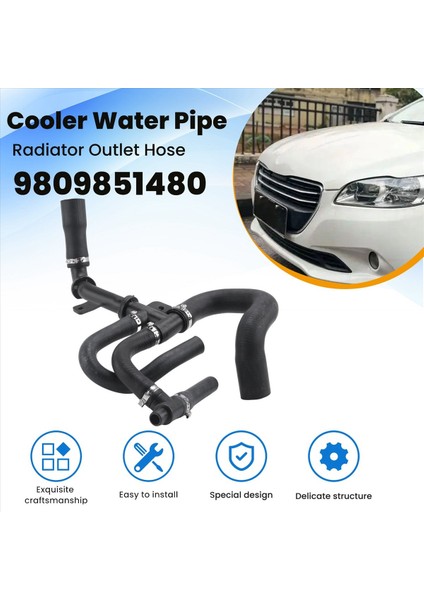 9809851480 Soğutucu Su Borusu Radyatör Çıkış Hortumu Peugeot Için 301 2008 16V Motorlar Radyatörler Soğutma Hortumu (Yurt Dışından) indirimleri