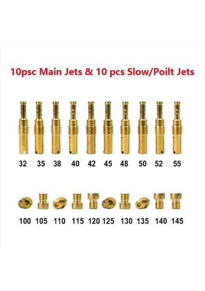 200PCS Karbüratör Ana Jet Kiti ve 200PCS Pwk Keıhın Oko Cvk Pwm Nsr Ksr Pwm Motosiklet Karbüratör (Yurt Dışından) indirimleri