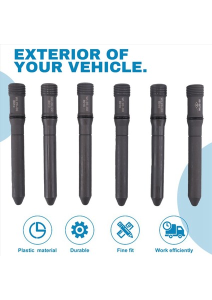 6 Pcs Yakıt Enjektör Bağlayıcı Tüpleri C3944833 C4931173 3944833 4931173 Dodge Cummins Dizel 5 9l 24V 1998-2002 (Yurt Dışından) fırsatları