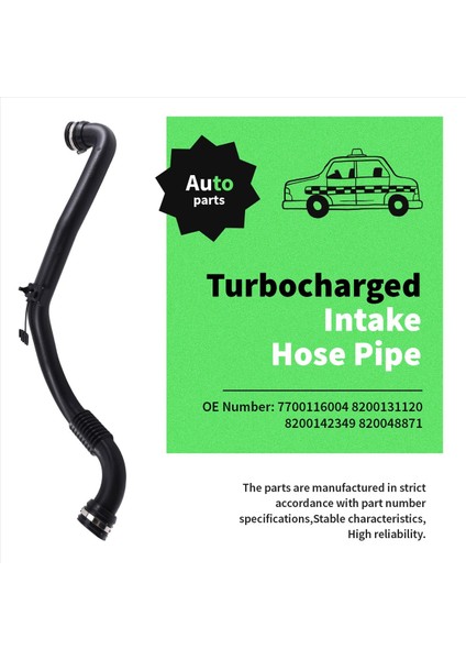 820048871 Turboşarjlı Emme Hortumu Boru Intercooler Hortumu Renault Laguna I- 7700116004 8200131120 8200142349 (Yurt Dışından) fırsatları