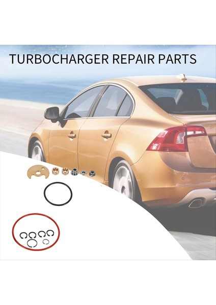 14PCS/SET TD04 TD04HL Turboşarj Onarımı Kiti TD04HL-15T Mitsubishi Volvo XC70 S60 S80 Turboşarj Parçaları (Yurt Dışından) fırsatları