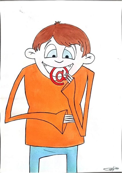 Hamed Nabahat 29X21CM Orijinal Karikatür Tablo modelleri