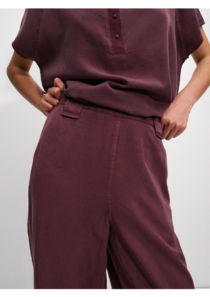 Dökümlü Düz Pantolon indirimleri