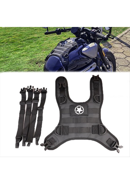 Motosiklet Yakıt Tankı Çantası Taban Yelek Taşınabilir Molle Aksesuarları Için Uygun Evrensel Motosiklet Yakıt Tankı Kiti (Yurt Dışından) fiyatları