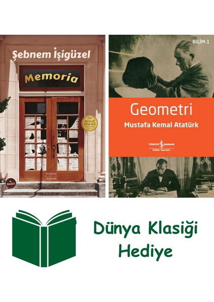 Memoria + Geometri + Dünya Klasiği Hediye