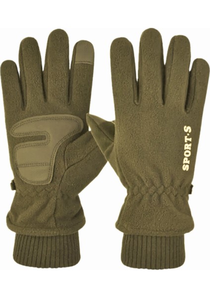 Polar Eldiven Soğuk Hava Dokunmatik Kışlık Spor Motosiklet Asker Taktik Kar Eldiveni (Yurt Dışından)