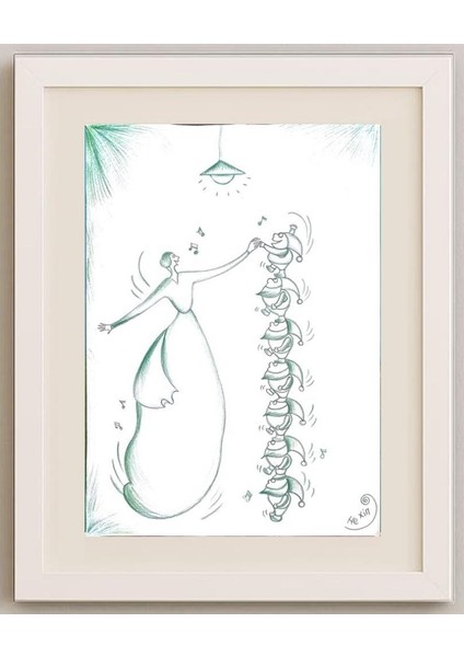 He Xin 29X21CM Orijinal Karikatür Tablo fırsatları