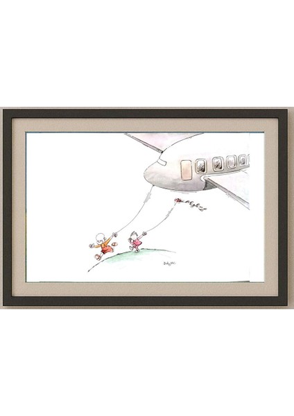 Milan Bukovac 29X21CM Orijinal Karikatür Tablo