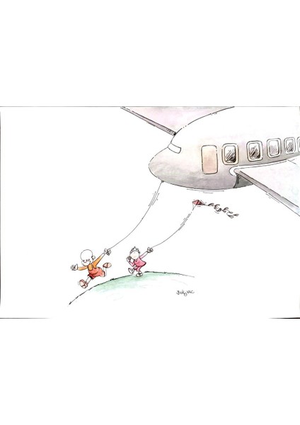 Milan Bukovac 29X21CM Orijinal Karikatür Tablo modelleri