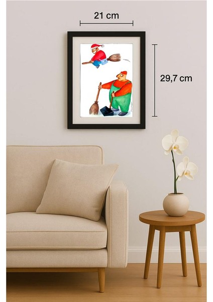 Hongyu Ma 29X21CM Orijinal Karikatür Tablo fiyatları