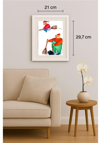 Hongyu Ma 29X21CM Orijinal Karikatür Tablo indirimleri