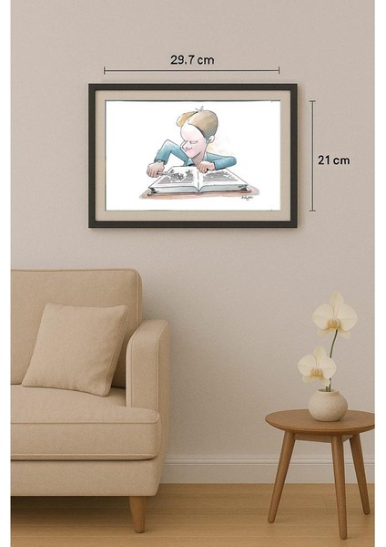 Milan Bukovac 29X21CM Orijinal Karikatür Tablo fiyatları