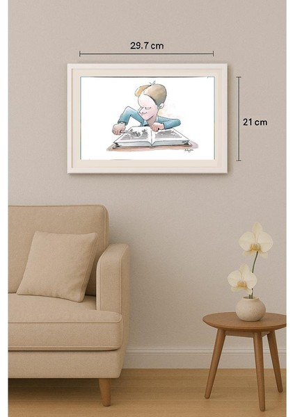 Milan Bukovac 29X21CM Orijinal Karikatür Tablo indirimleri