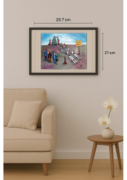 Tempesta Tastas 29X21CM Orijinal Karikatür Tablo fiyatları