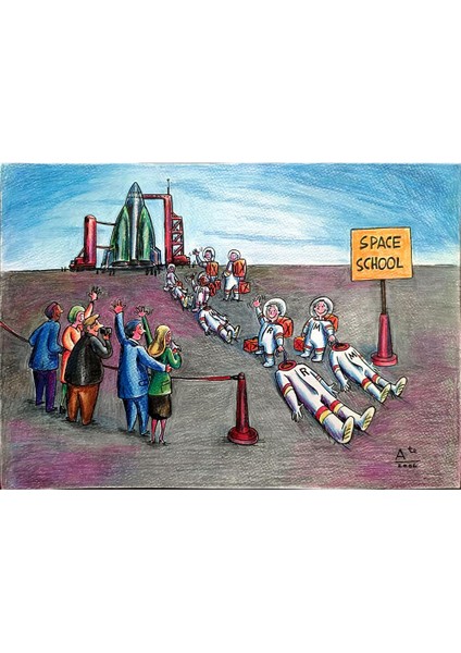 Tempesta Tastas 29X21CM Orijinal Karikatür Tablo modelleri