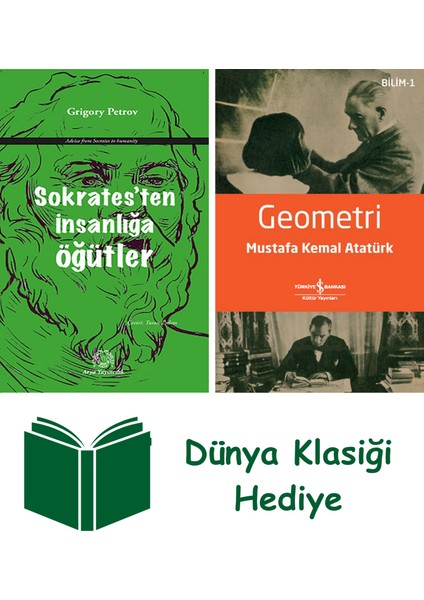 Sokrates’ten Insanlığa Öğütler + Geometri + Dünya Klasiği Hediye
