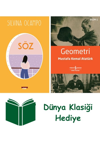 Söz + Geometri + Dünya Klasiği Hediye