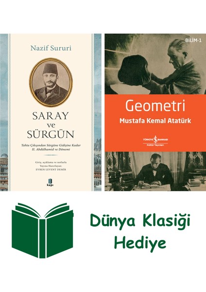 Saray ve Sürgün + Geometri + Dünya Klasiği Hediye