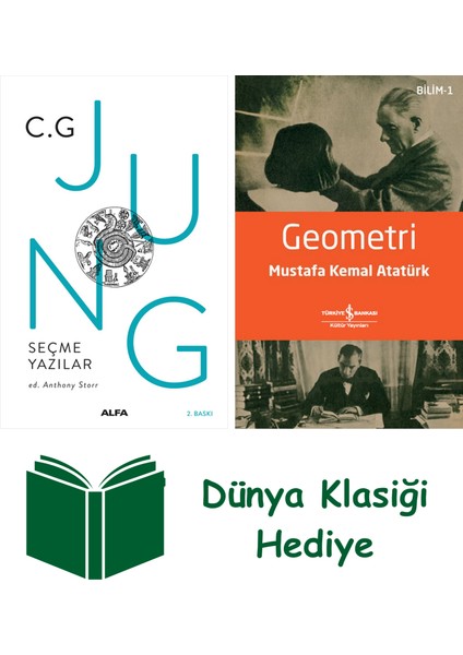 Jung Seçme Yazılar + Geometri + Dünya Klasiği Hediye
