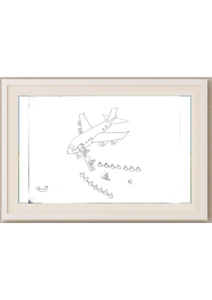 Lupu Marian 29X21CM Orijinal Karikatür Tablo fırsatları