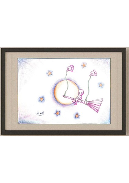 Lupu Marian 29X21CM Orijinal Karikatür Tablo